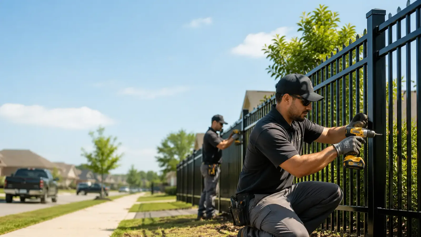 Metal Fence Installation in Woodland, AL